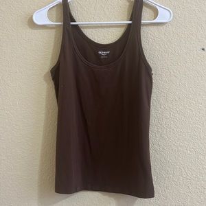 brown old navy tank top